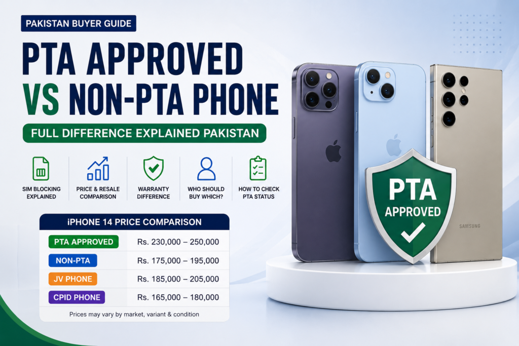 PTA Approved vs Non-PTA Phone — Full Difference Explained Pakistan