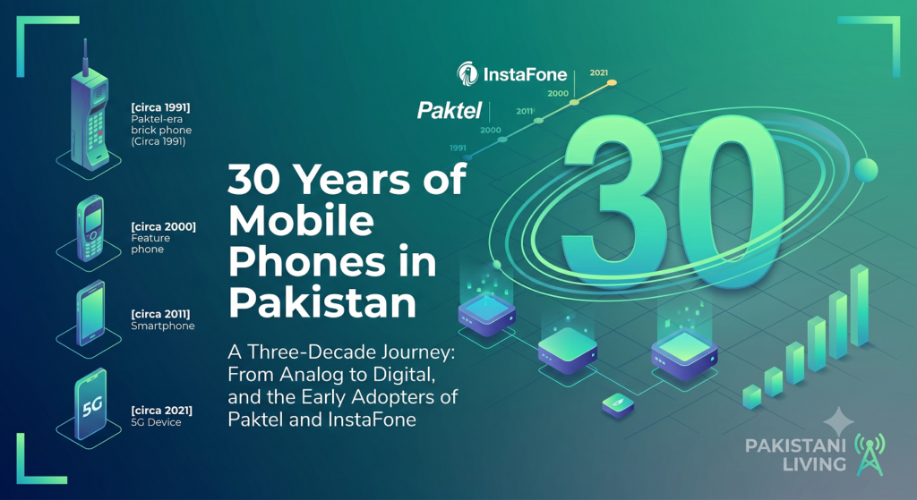 30 Years of Mobile Phones in Pakistan