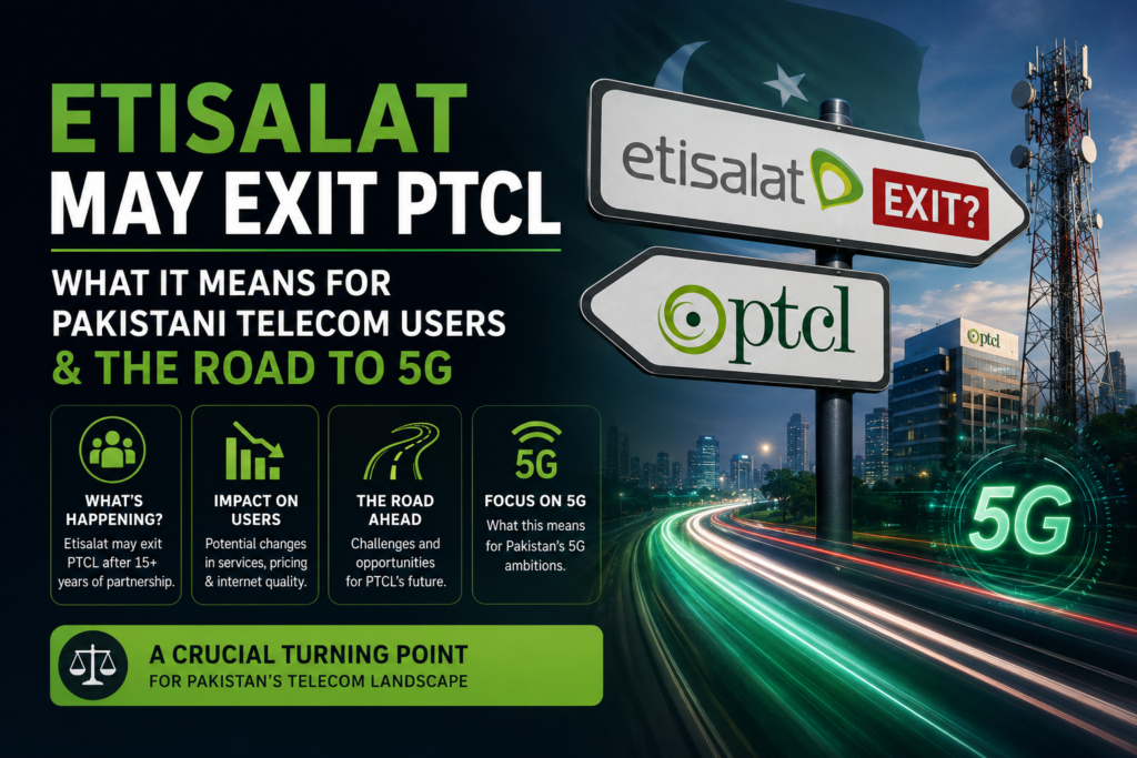 Etisalat May Exit PTCL: What It Means for Pakistani Telecom Users and the Road to 5G