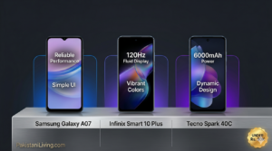 Infinix Smart 10 Plus vs Tecno Spark 40C vs Samsung A07 – Best under 30K